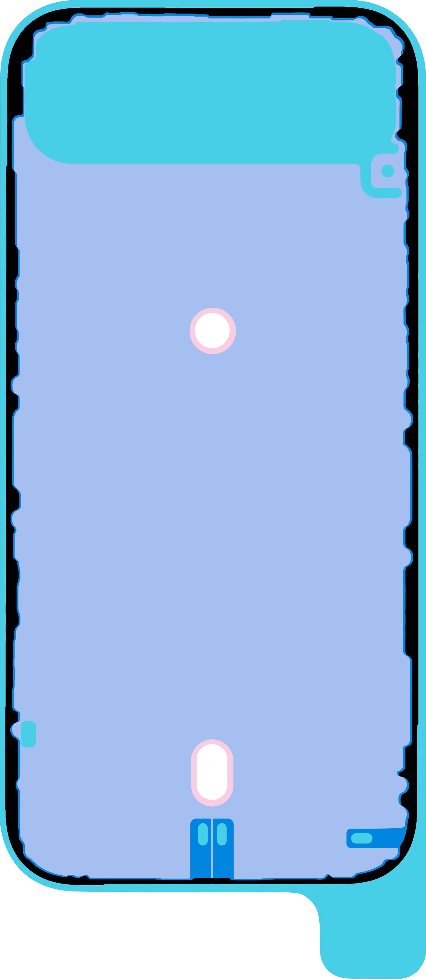 Lepilo za baterijski pokrov Apple iPhone 17 Air, Service Pack 923-12838