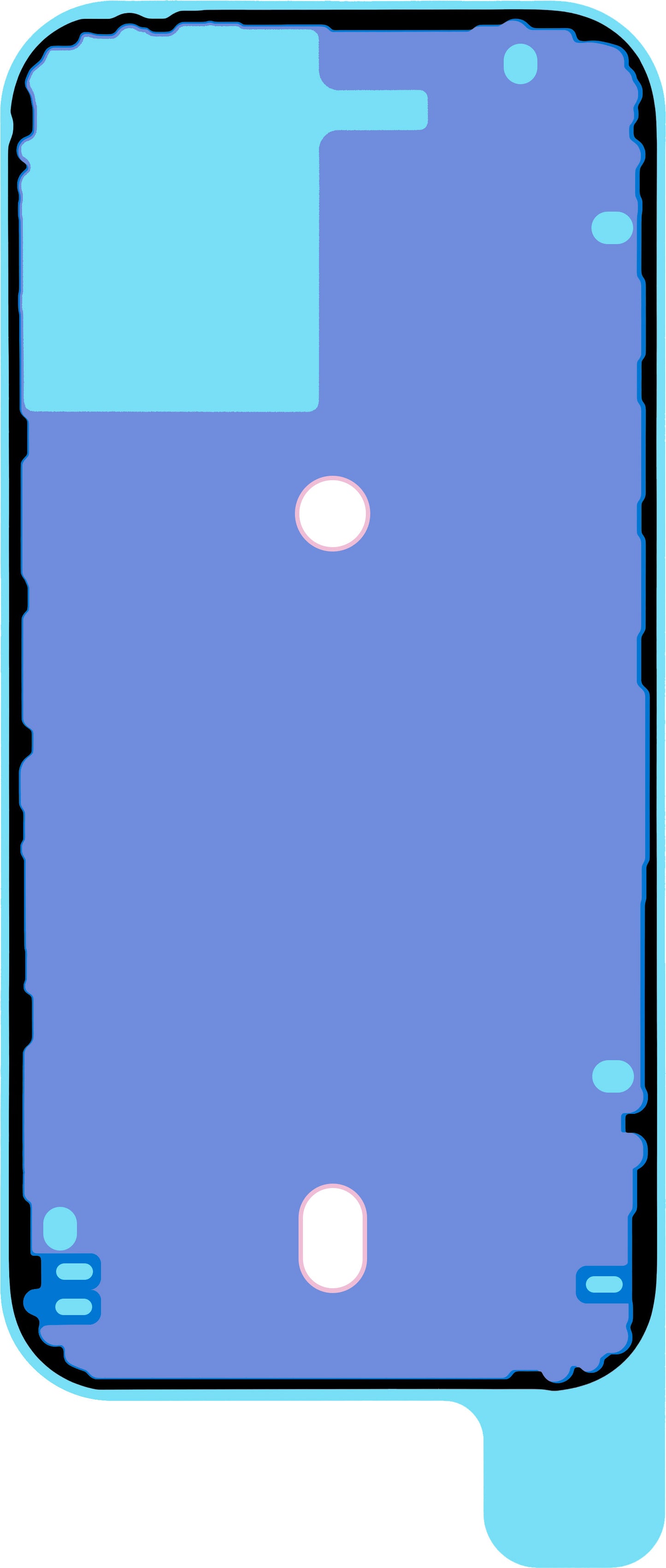 Lepilo za pokrov baterije Apple iPhone 17, Service Pack 923-12868