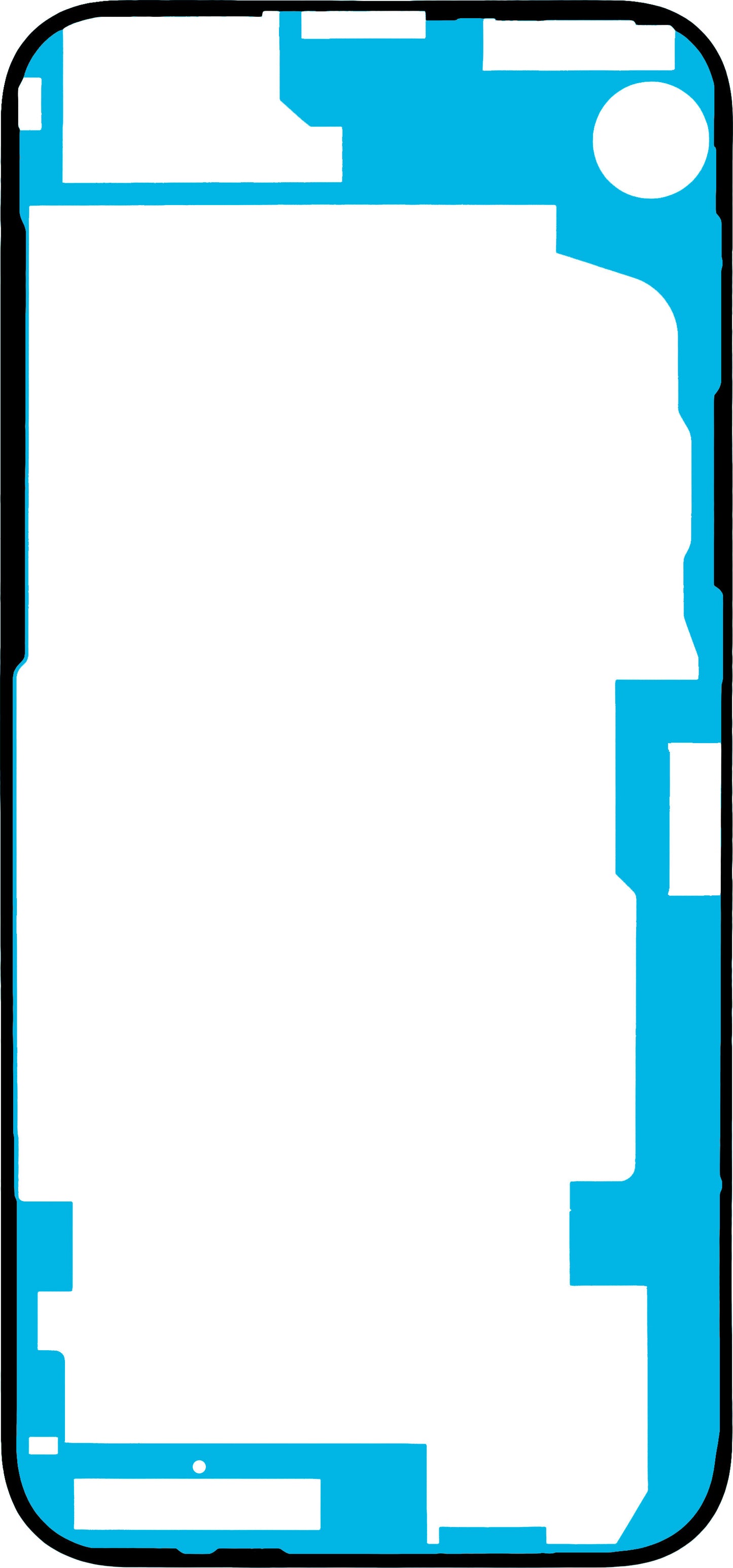 Lepilo za pokrov baterije Google Pixel 8a, Service Pack G806-12578-01