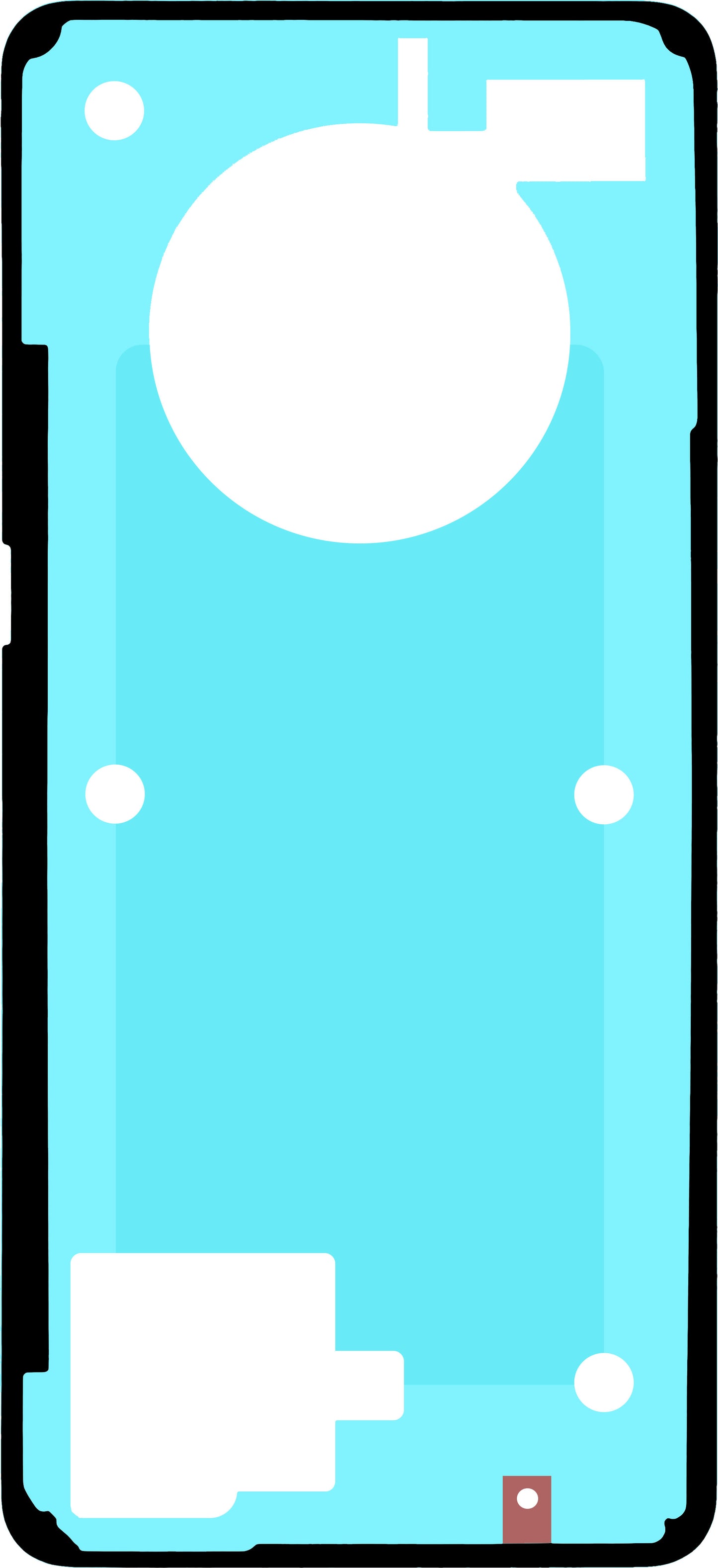 Lepilo za pokrov baterije Realme 14 Pro, Service Pack 612717000594