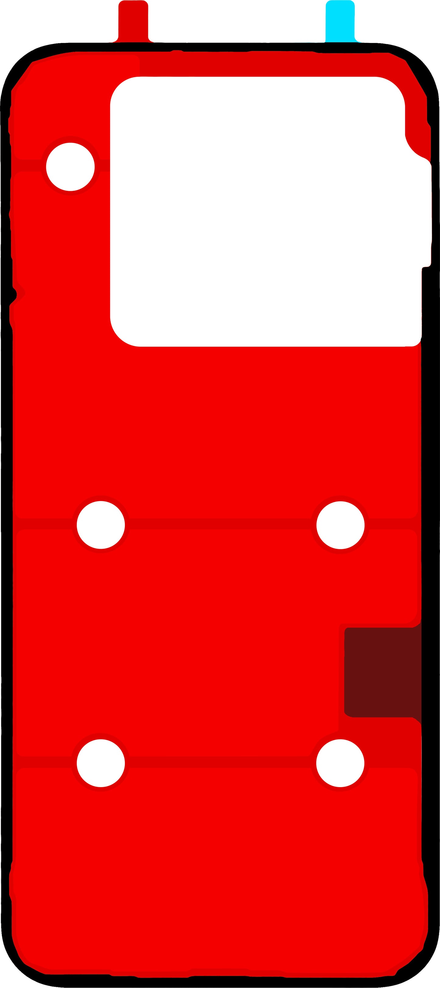 Lepilo za pokrov baterije Realme GT 8 Pro, Service Pack 612717000788