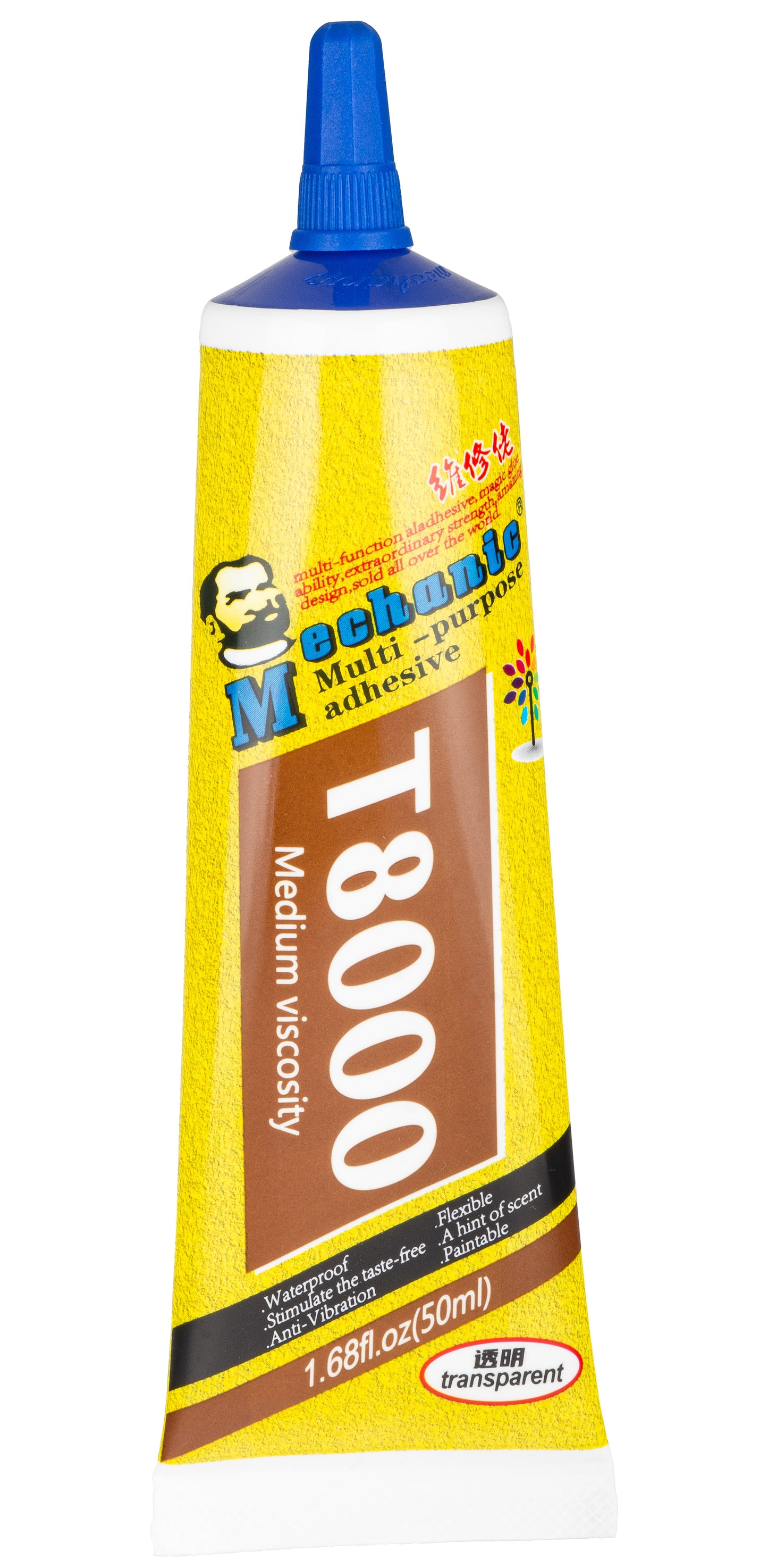 Tekoči lepilo Mechanic T-8000, 50ml, Prozorno