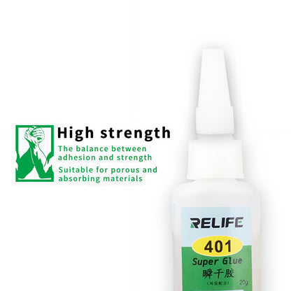 Tekuče lepilo Super Glue Relife RL-401, 20ml