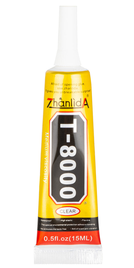 Tekoče lepilo Zhanlida T-8000, 15ml, prozorno