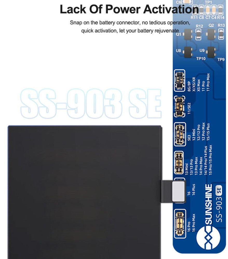 Napajalnik Sunshine SS-903 SE za Apple iPhone 8 - 16 Series