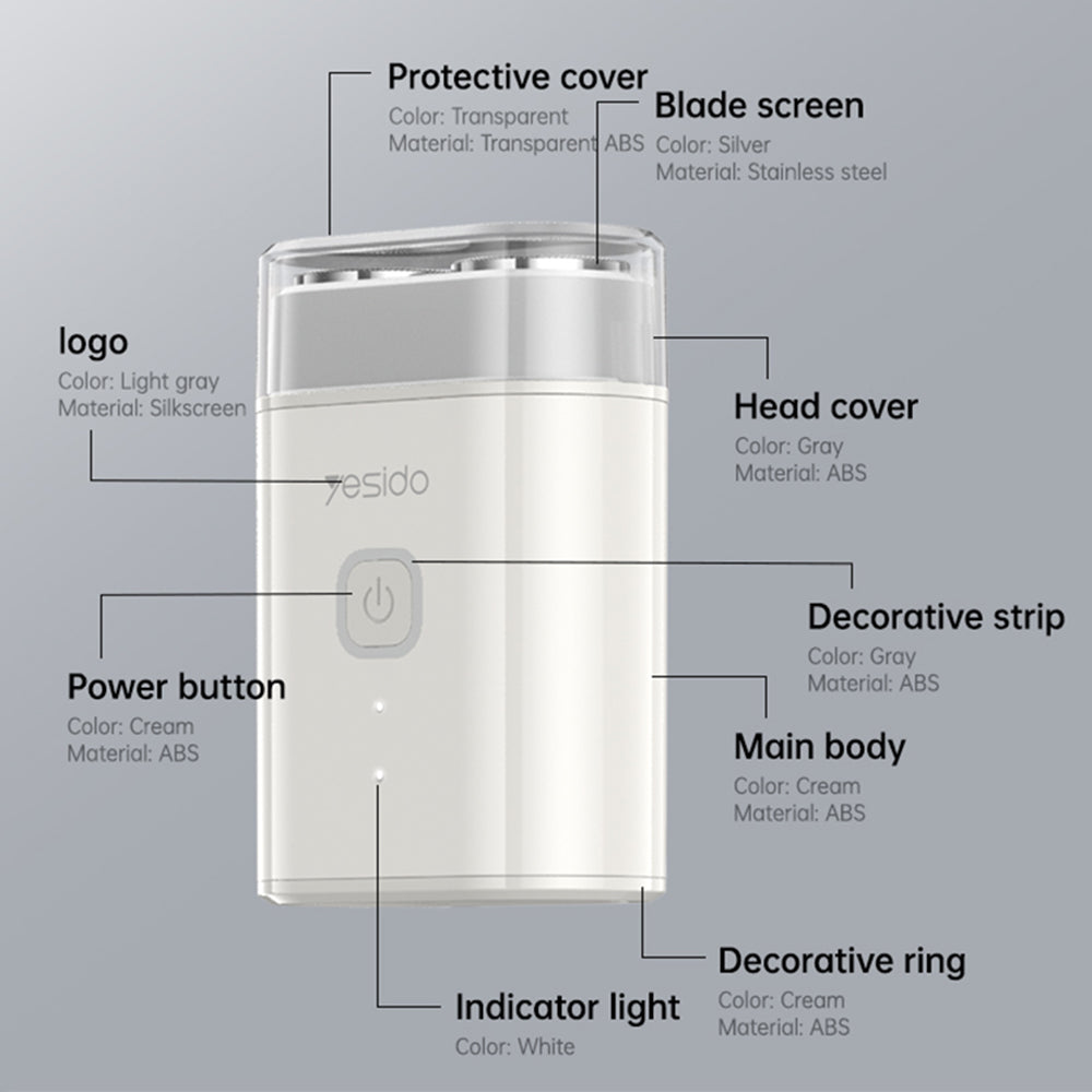 Aparat za britje Yesido MG20, Bel
