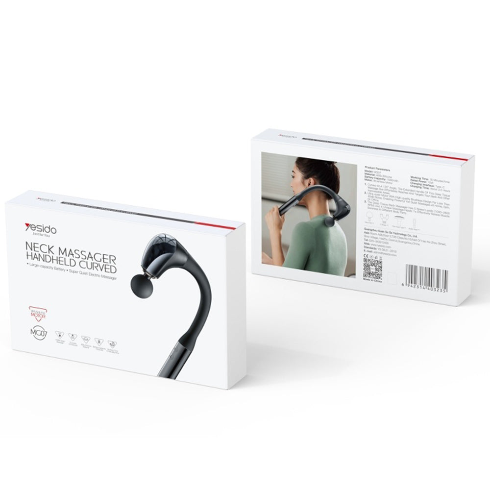 Masažni aparat za hrbet Yesido MG07, črn