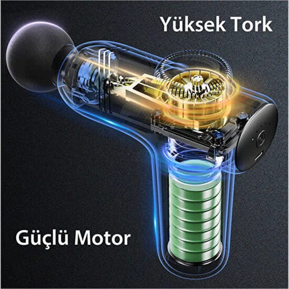 Masažna naprava Yesido MG01, Črna