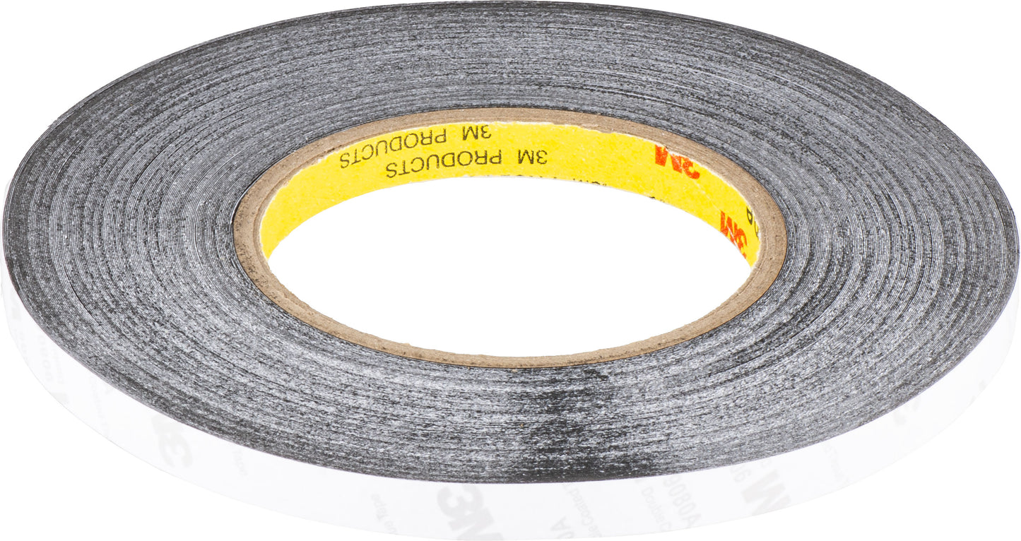 3M lepilni trak, 10 mm, 25 m, črn