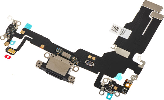 Trak z vtičem za polnjenje - mikrofon Apple iPhone 15, črn