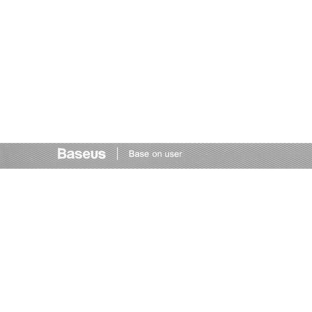Organizator kablov Baseus Circle, Velcro, 3m, Siv ACMGT-F0G