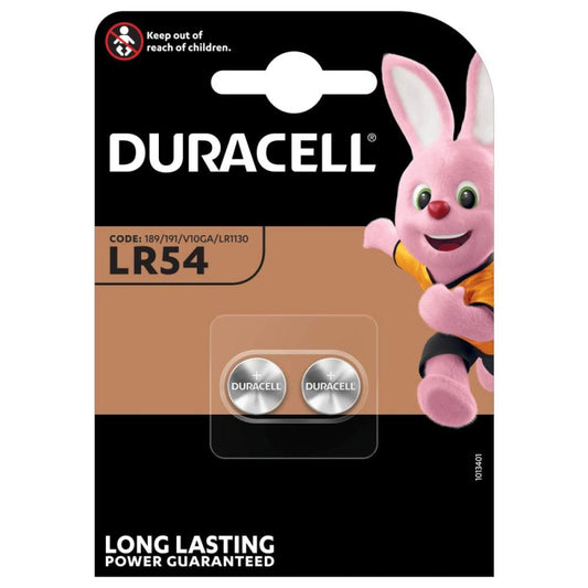 Baterija Duracell, LR54, Set 2 kosa