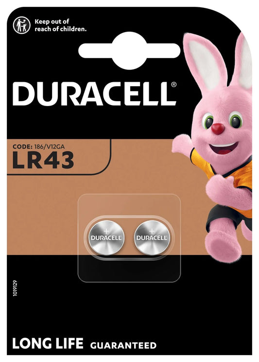 Baterija Duracell, LR43, Set 2 kosa