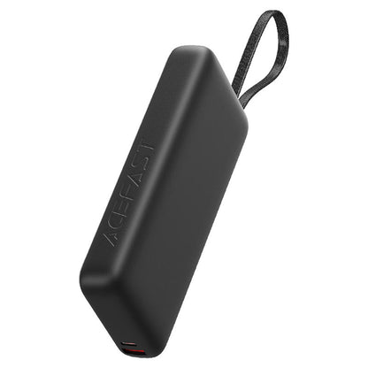 Zunanja baterija Acefast M22, 20000mAh, 130W, QC + PD, 1 x USB-A - 2 x USB-C, črna
