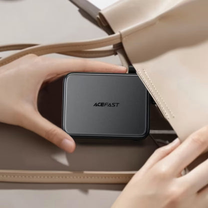 Zunanja baterija Acefast M28, 10000mAh, 22.5W, QC + PD, 1 x USB-A - 2 x USB-C, črna