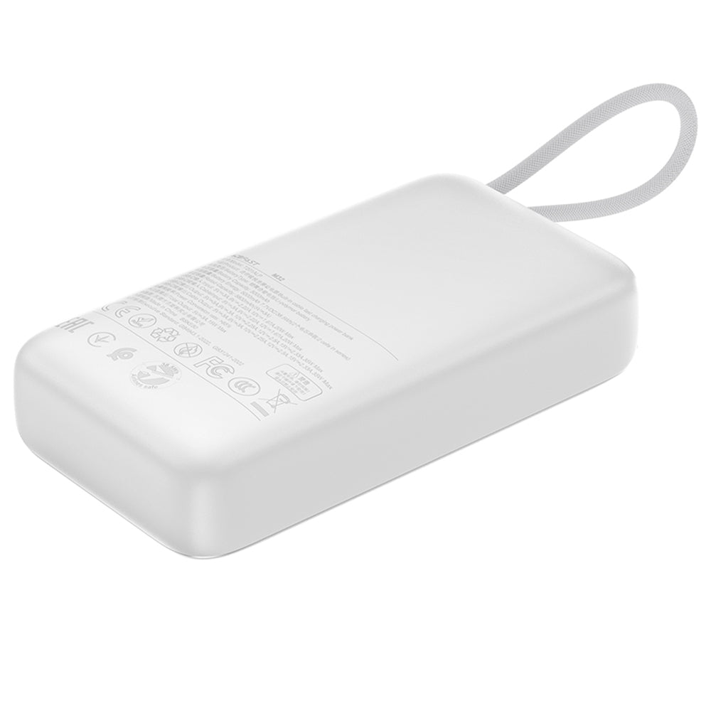 Zunanja baterija Acefast M32, 10000mAh, 35W, PD, 2 x USB-C, Srebrna