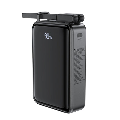 Zunanja baterija Acefast M4, 20000mAh, 67W, PD, 1 x USB-A - 2 x USB-C, črna