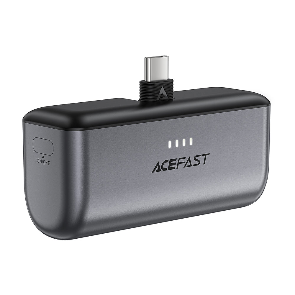 Zunanji akumulator Acefast M9, 5000mAh, 20W, PD, 2 x USB-C, črn
