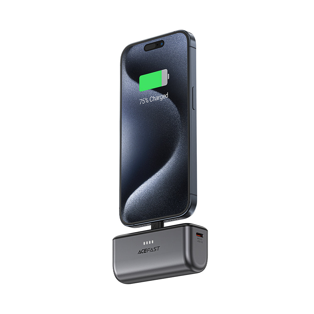Zunanji akumulator Acefast M9, 5000mAh, 20W, PD, 2 x USB-C, črn