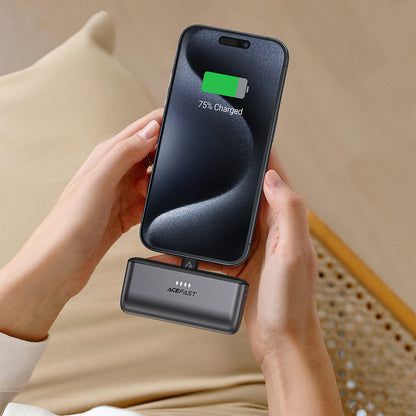 Zunanji akumulator Acefast M9, 5000mAh, 20W, PD, 2 x USB-C, črn