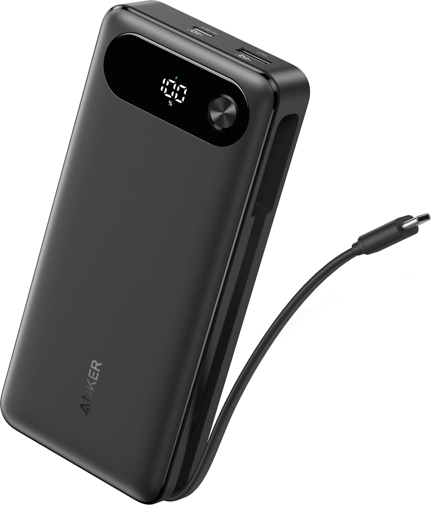 Zunanja baterija Anker PowerCore, 20000mAh, 87W, QC + PD, 1 x USB-A - 2 x USB-C, Črna A1383H11