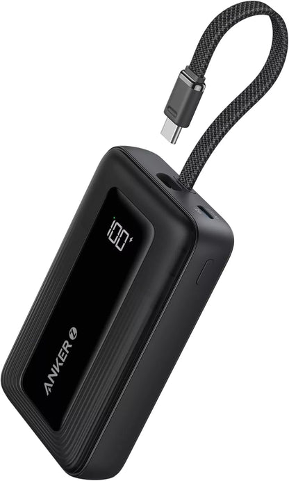 Zunanja baterija Anker Zolo, 20000mAh, 30W, QC + PD, 1 x USB-A - 2 x USB-C, Črna, Ponovno zapakirano A1689H11
