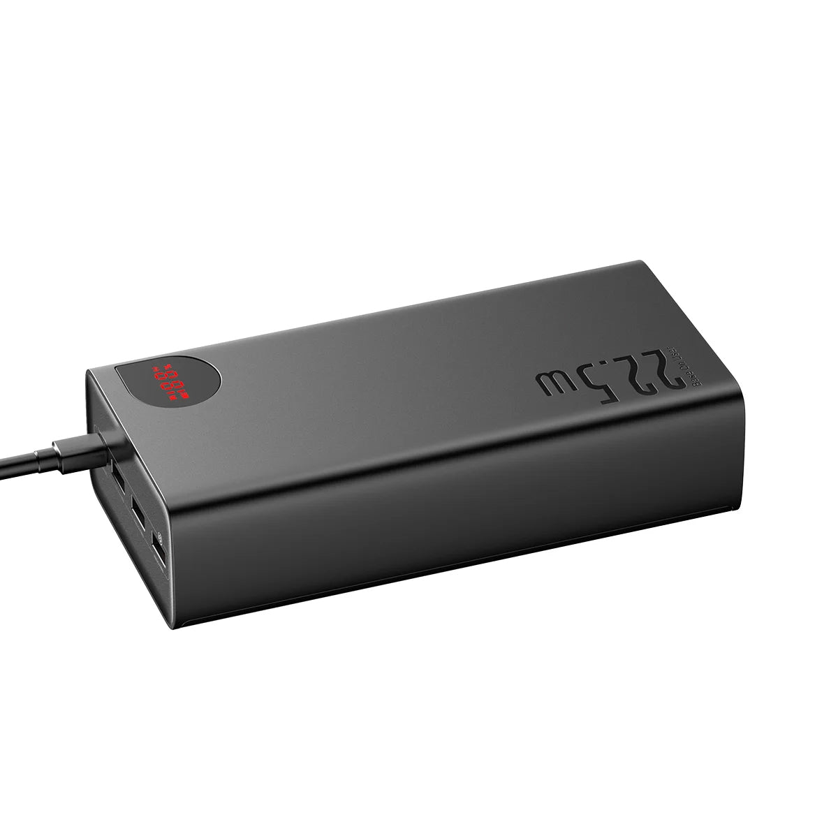 Zunanja baterija Baseus Adaman, 40000mAh, 22.5W, QC + PD, 1 x USB-C - 3 x USB-A, Črna