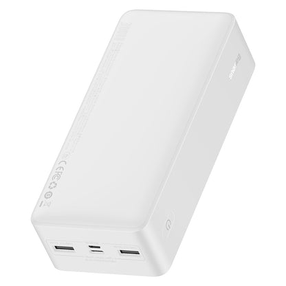 Zunanja baterija Baseus Bipow, 30000mAh, 15W, 1 x USB-C - 2 x USB-A, Bela PPBD050202