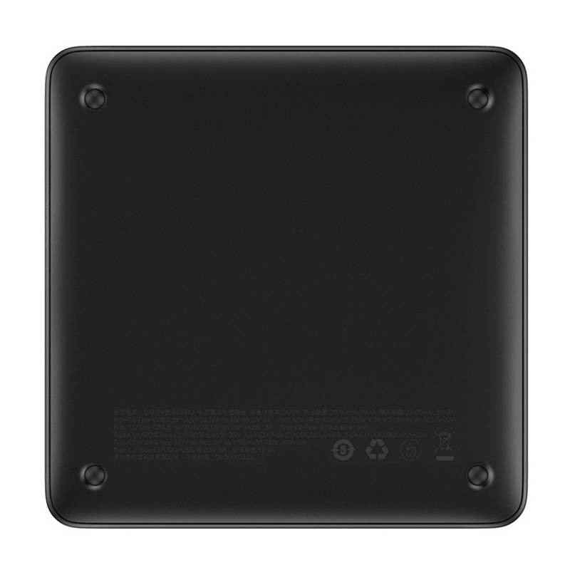 Zunanja baterija Baseus Blade HD, 20000mAh, 100W, QC + PD, 2 x USB-A - 2 x USB-C, Črna PPBL000301