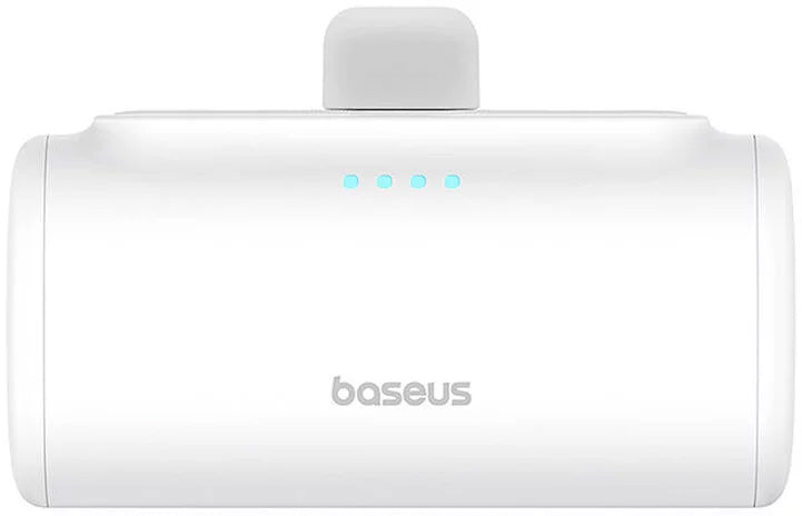 Zunanja baterija Baseus Compact, 5000mAh, 20W, PD, 1 x Lightning - 1 x USB-C, Bela P10068307213-00