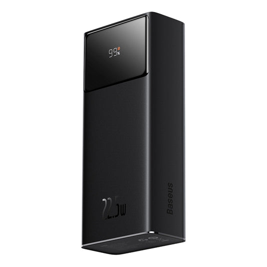 Zunanja baterija Baseus EnerFill FP41, 30000mAh, 22.5W, QC + PD, 1 x USB-C - 2 x USB-A, Črna