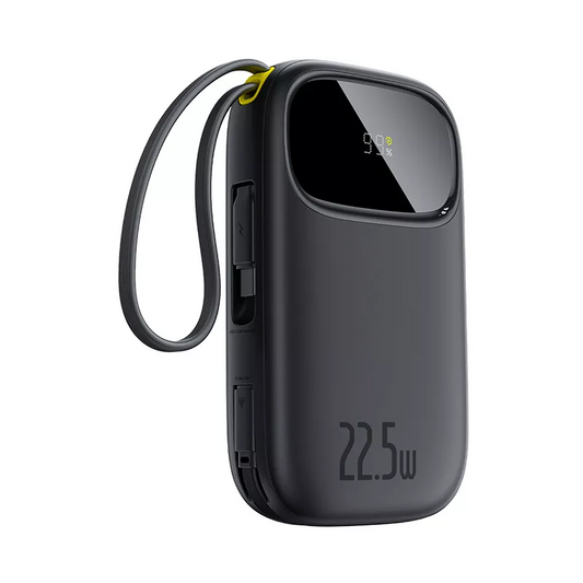 Zunanji akumulator Baseus EnerFill FC31, 20000mAh, 22,5W, QC + PD, 1 x Lightning - 1 x USB-A - 2 x USB-C, Črn P10082107123-00