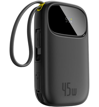 Zunanja baterija Baseus EnerFill FC31 Qpow 3, 10000mAh, 45W, QC + PD, 1 x USB-A - 3 x USB-C, Črna P10082102123-00