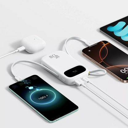 Zunanji akumulator Baseus EnerFill FC31, 20000mAh, 45W, QC + PD, 1 x Lightning - 1 x USB-A - 2 x USB-C, Bela P10082105213-00