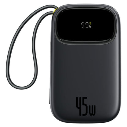 Zunanja baterija Baseus EnerFill FC31 Qpow 3, 10000mAh, 45W, QC + PD, 1 x USB-A - 3 x USB-C, Črna P10082102123-00