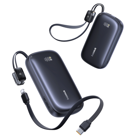 Zunanja baterija Baseus EnerFill FC21 QPow 3 Ultra, 20000mAh, 45W, QC + PD, 1 x USB-A - 1 x USB-C, Črna E0027P00