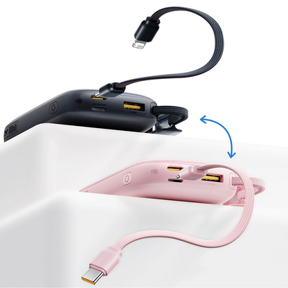 Baseus EnerFill FC21 QPow 3 Ultra External Battery, 10000mAh, 22.5W, QC + PD, 1 x USB-A - 1 x USB-C, Black