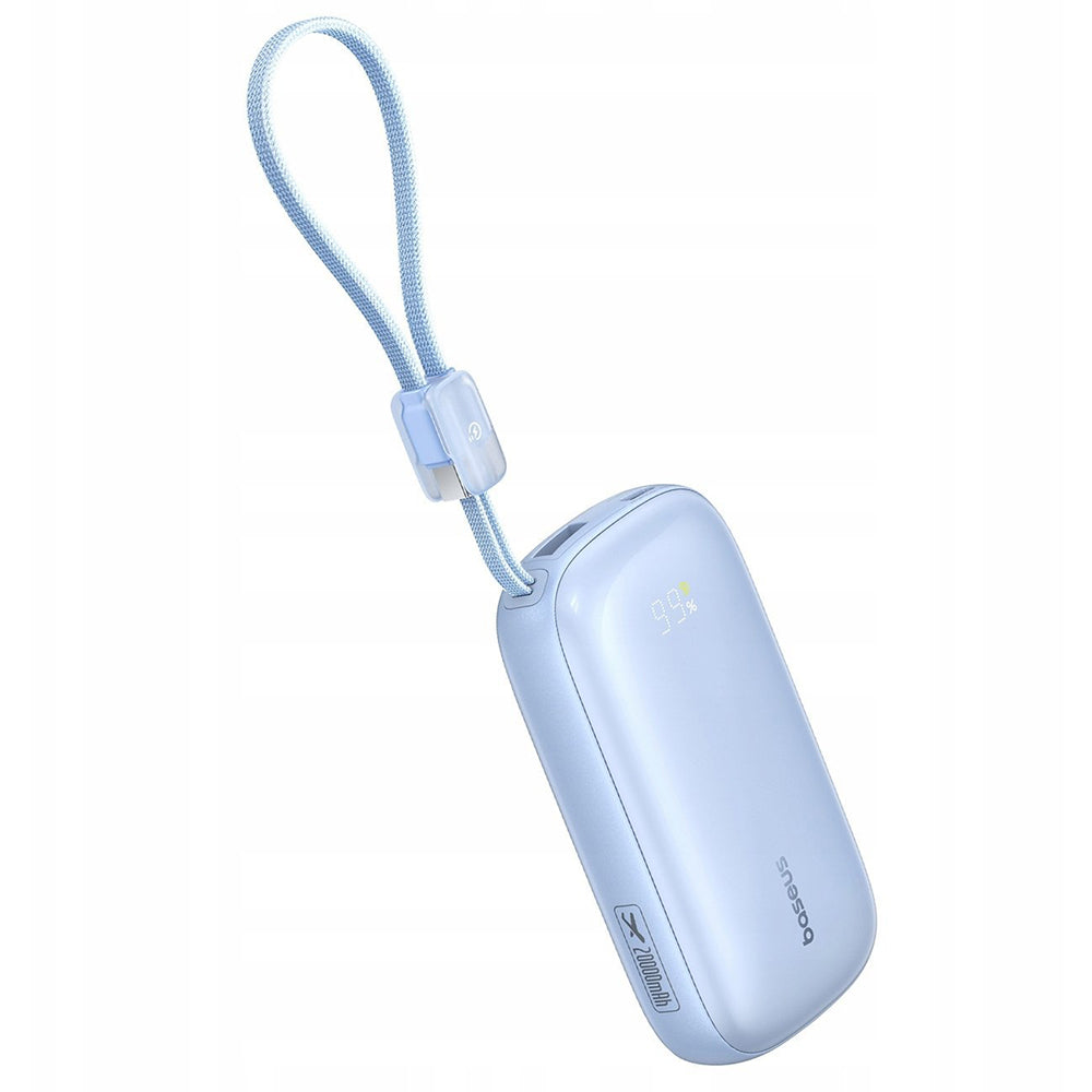 Zunanja baterija Baseus EnerFill FC21 Qpow 3 Ultra, 10000mAh, 22.5W, QC + PD, 1 x USB-A - 1 x USB-C, Modra E0027L03