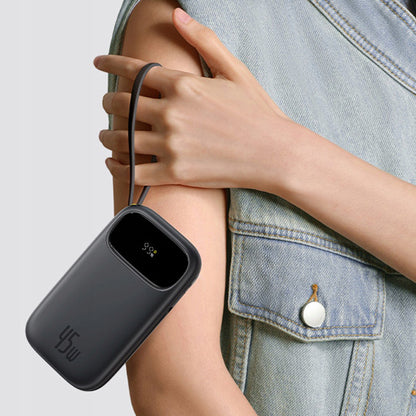 Zunanja baterija Baseus EnerFill FC31 Qpow 3, 20000mAh, 45W, QC + PD, 1 x Lightning - 1 x USB-A - 2 x USB-C, Vijolična E0028D02