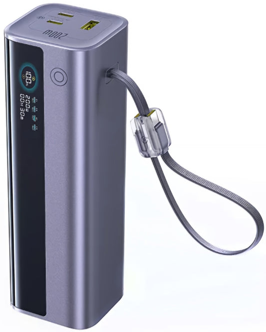 Zunanji akumulator Baseus EnerGeek GR11, 25000mAh, 200W, QC + PD, 1 x USB-A - 3 x USB-C, Siva E0028Q00