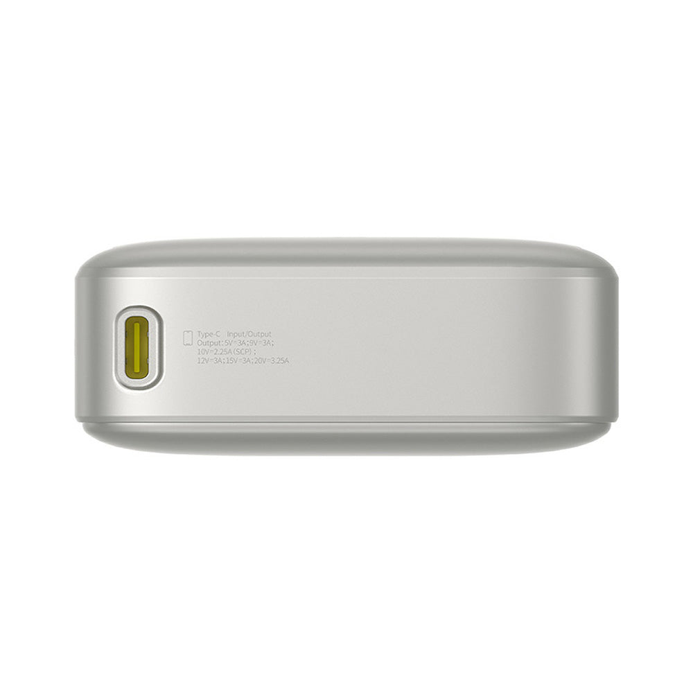 Zunanja baterija Baseus Free2Pull, 20000mAh, 65W, PD, 2 x USB-C, siva P10073700843-00