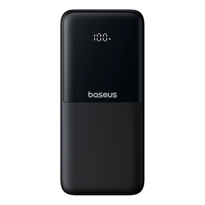 Zunanja baterija Baseus Lipow, 10000mAh, 22.5W, QC + PD, 1 x Lightning - 1 x USB-A - 2 x USB-C, Črna P10079101123-00