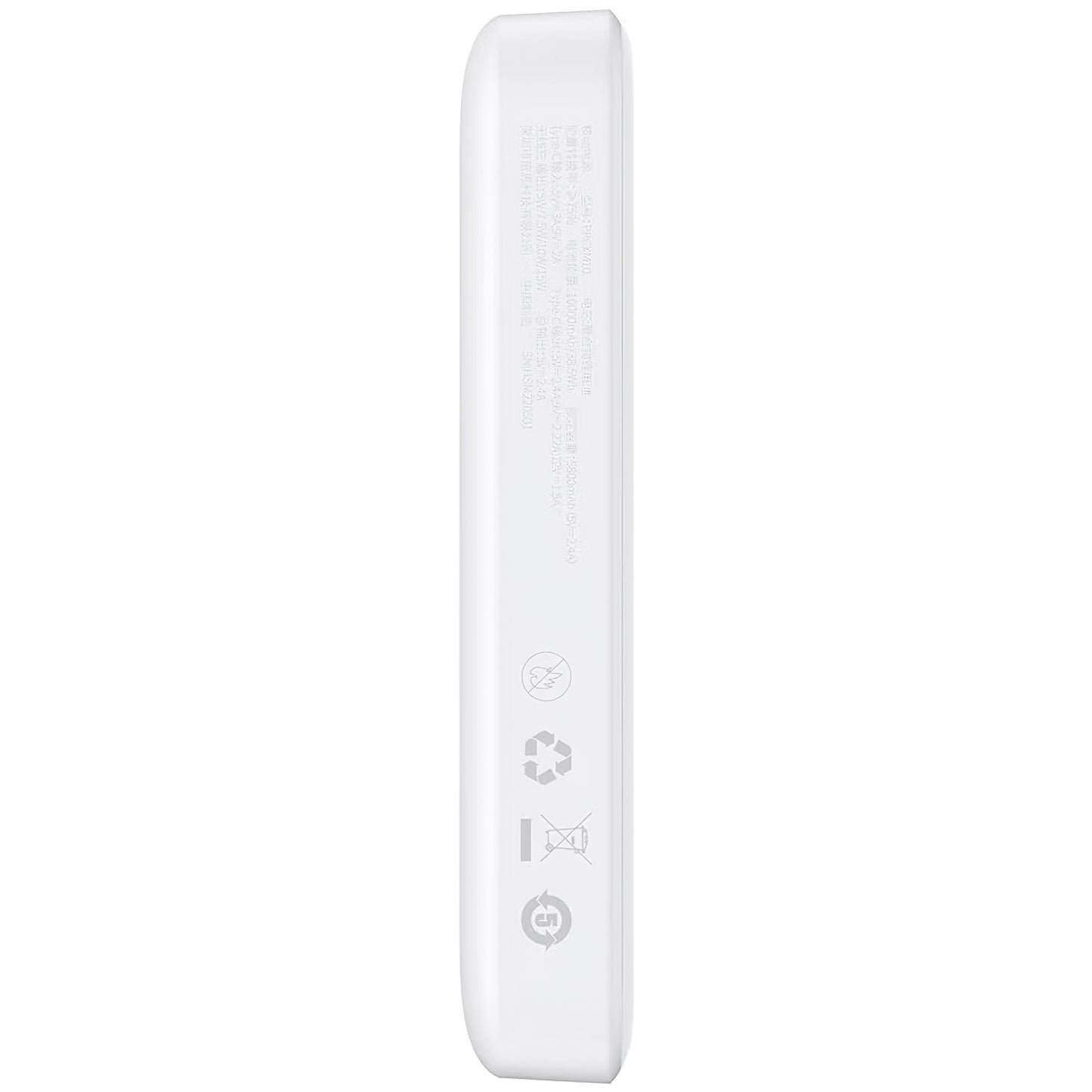 Zunanja baterija Baseus Magnetic Mini, 10000mAh, 20W, PD + FQI, 1 x USB-C, Bela P10059001223-00