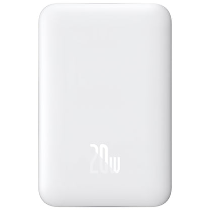 Zunanja baterija Baseus Magnetic Mini, 10000mAh, 20W, PD + FQI, 1 x USB-C, Bela P10059001223-00