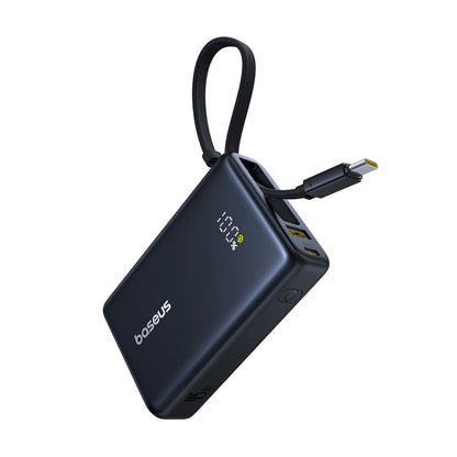 Zunanja baterija Baseus PicoGo, 10000mAh, 45W, QC + PD, 1 x USB-A - 2 x USB-C, Črna P10076803123-00