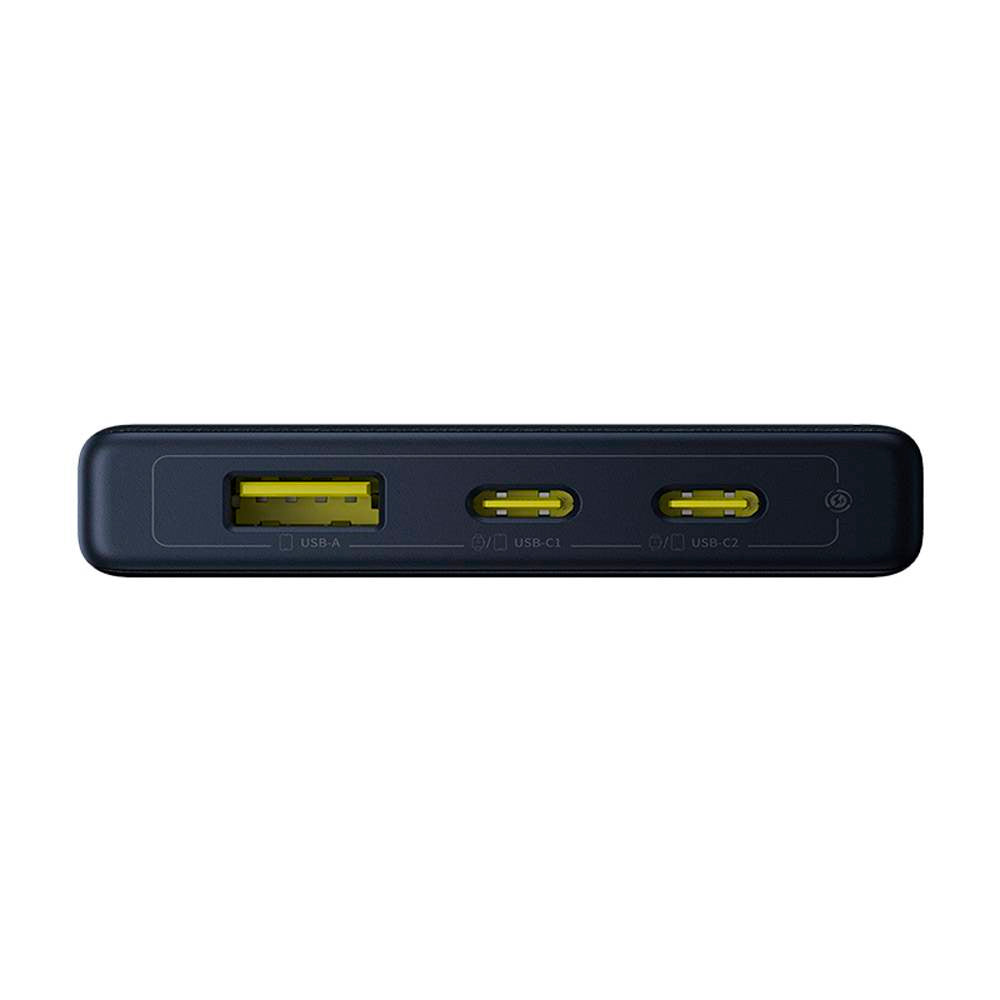 Zunanja baterija Baseus PicoGo, 10000mAh, 20W, QC + PD, 1 x USB-A - 2 x USB-C, Črna P10076801123-00