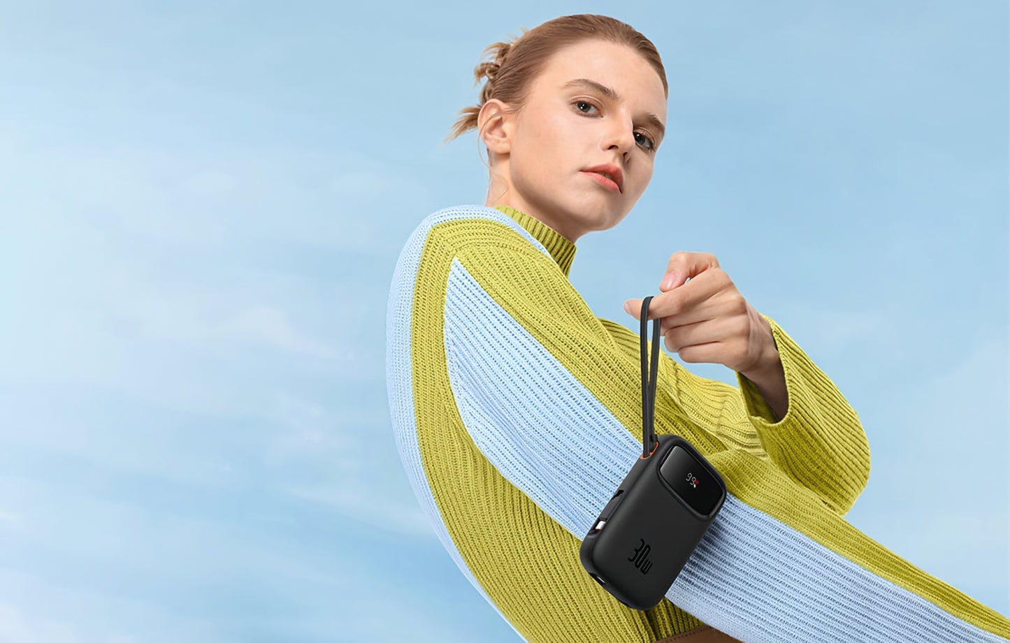 Zunanja baterija Baseus Qpow2, 20000mAh, 30W, QC + PD, 1 x USB-A - 3 x USB-C, Črna P10055009113-00