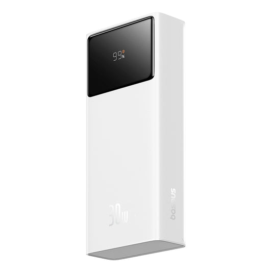 Zunanja baterija Baseus Star Lord, 20000mAh, 30W, QC + PD, 1 x USB-C - 2 x USB-A, Bela P10022904213-00