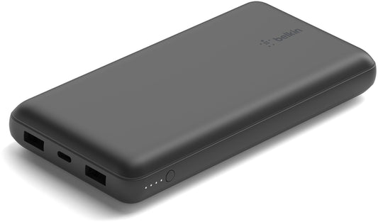 Zunanji akumulator Belkin BoostCharge Pro, 20000mAh, 15W, 1 x USB-C - 2 x USB-A, Črn BPB012btBK