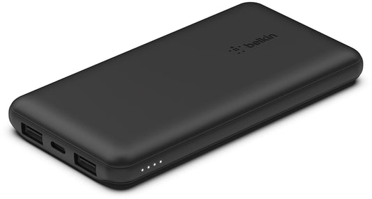 Zunanji akumulator Belkin BoostCharge, 10000mAh, 15W, 1 x USB-C - 2 x USB-A, Črn BPB011btBK